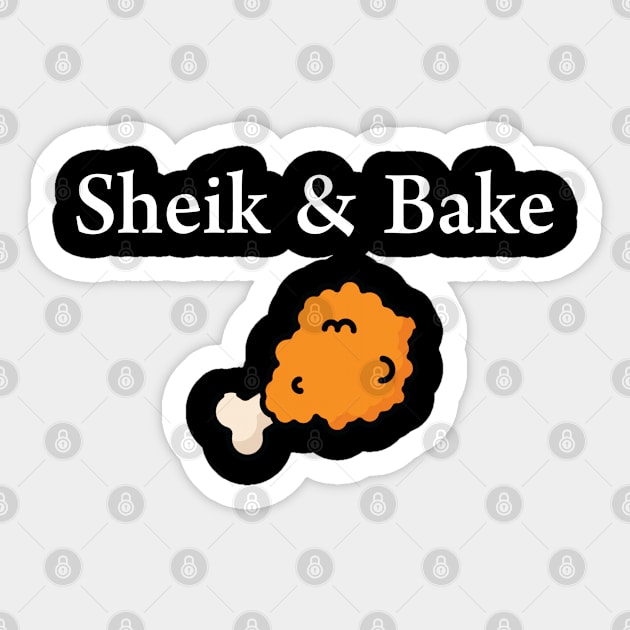 Sheik & Bake Sticker by Halal Pilot